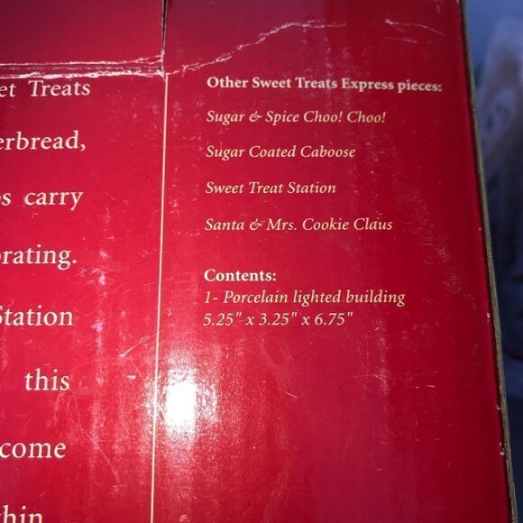 Department 56 simple tradition Sweet Treats Express Candy Cane Car - Picture 9 of 10